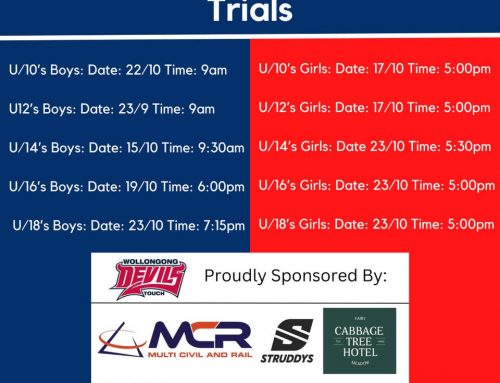 Junior State Cup trial dates announced